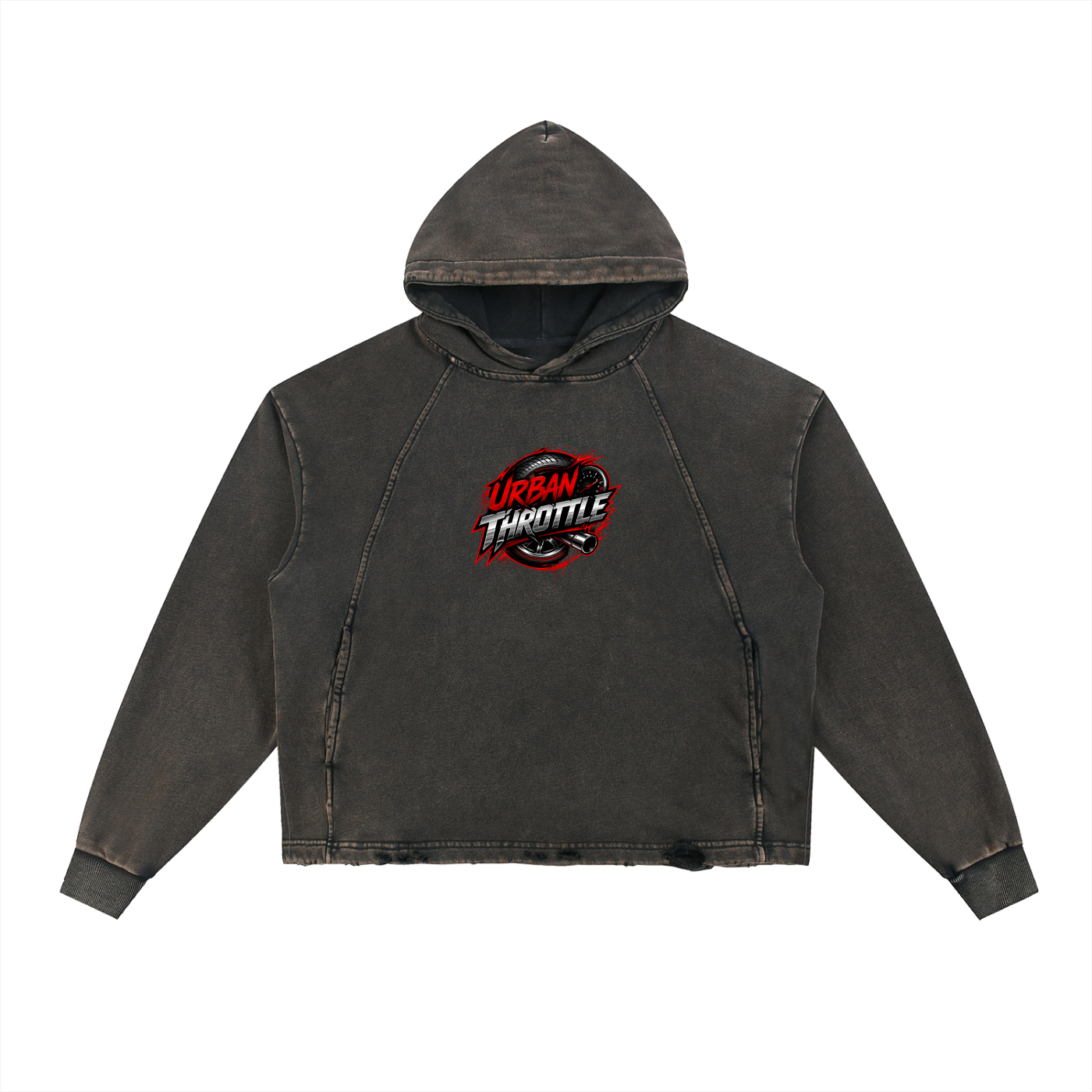 Urban Throttle 'Circuit' Vintage Washed Hoodie