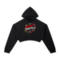 Urban Throttle Women's Cropped 'Speed Syndicate' Graffiti Hoodie