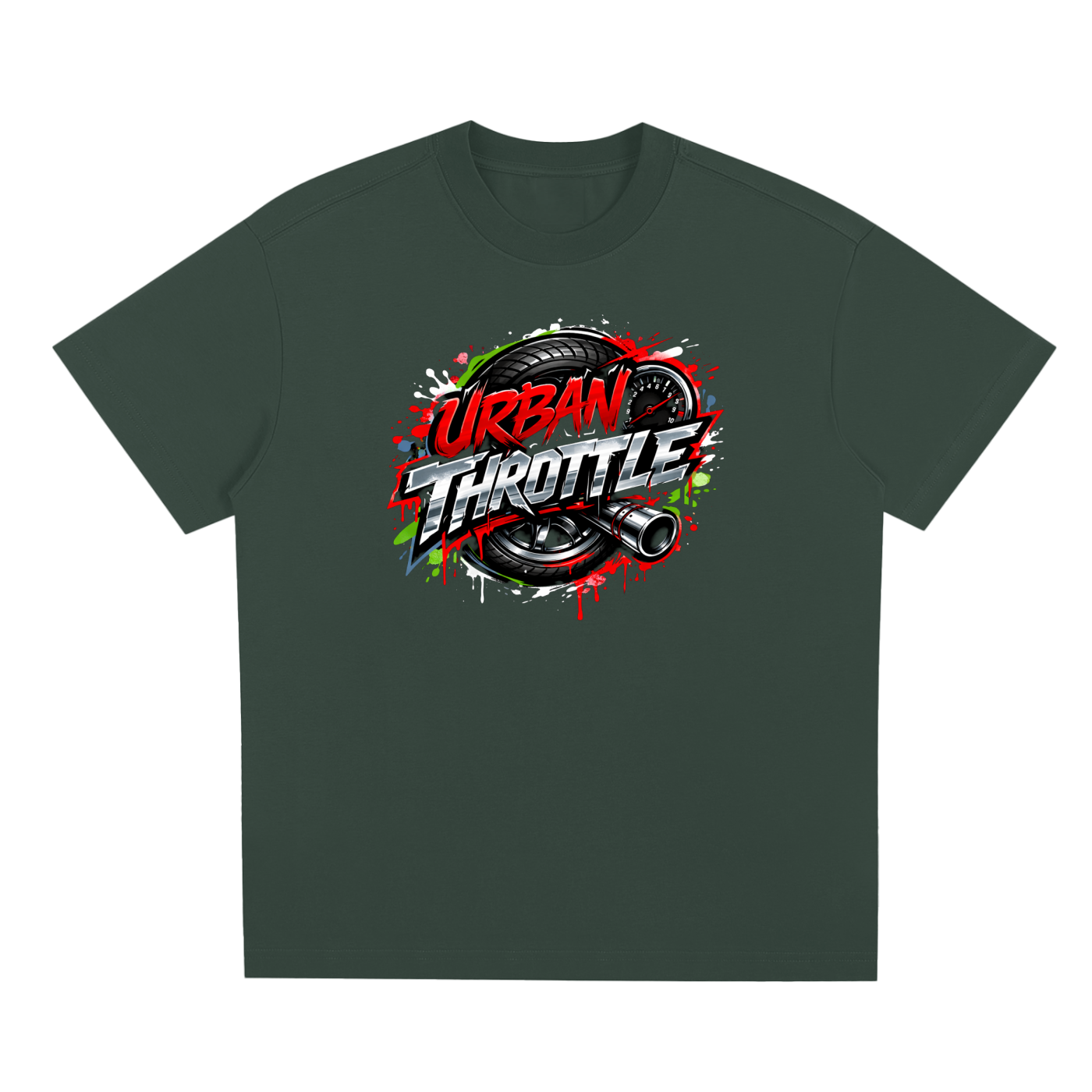 Urban Throttle 'Speed Syndicate' Graffiti Tee
