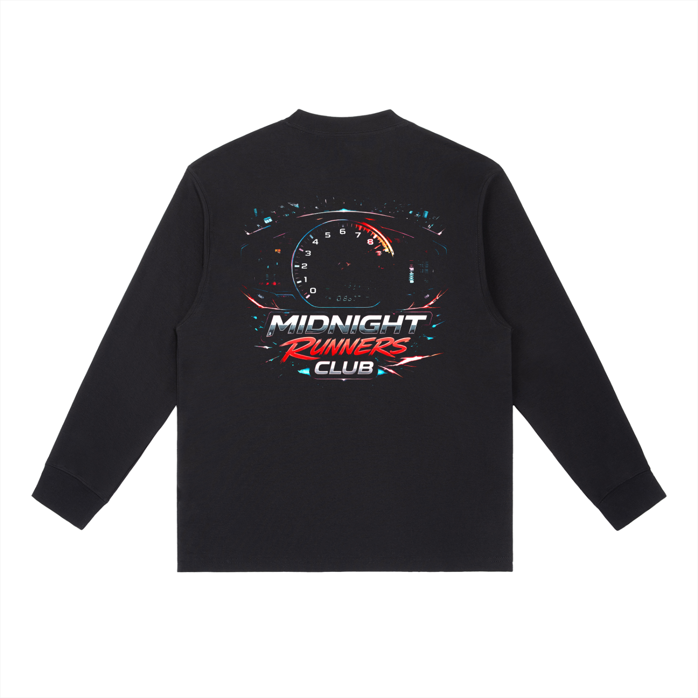 Urban Throttle 'Midnight Runners Club' Long Sleeve Tee