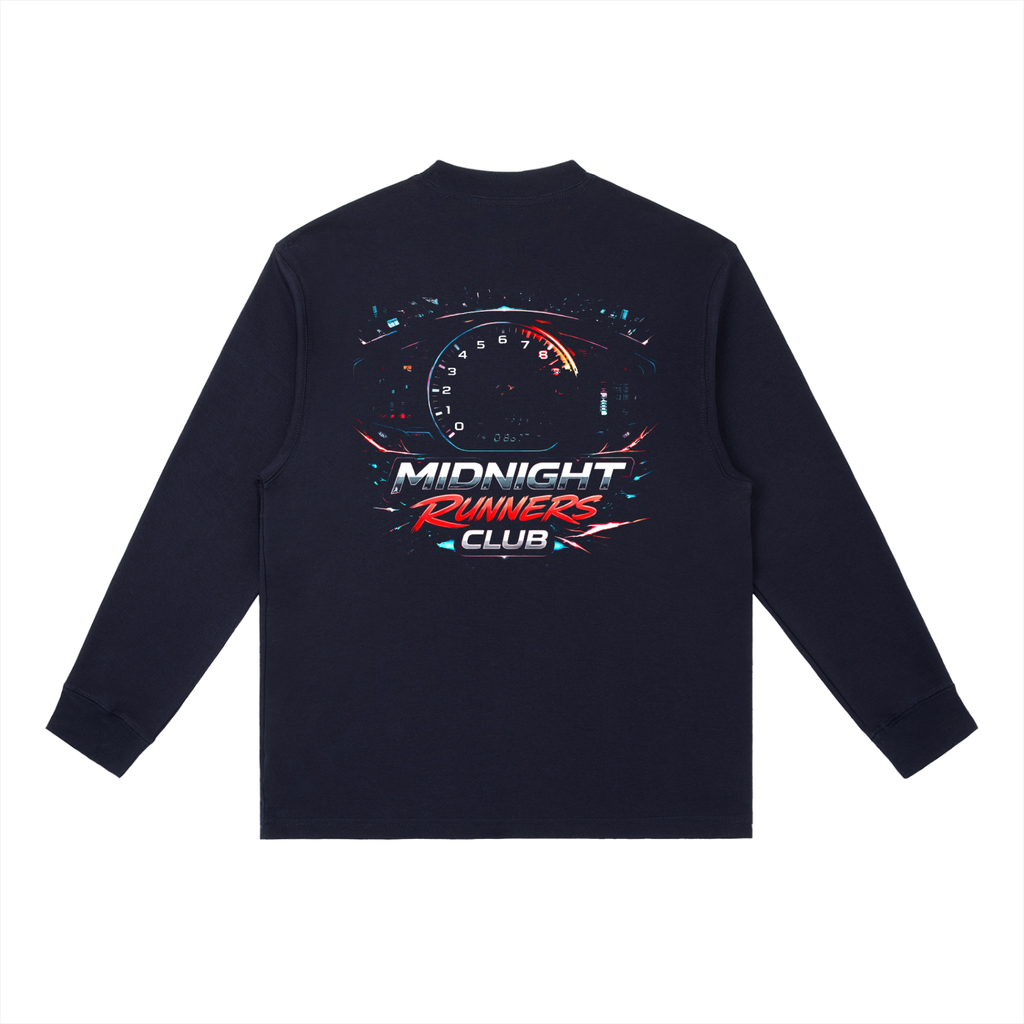 Urban Throttle 'Midnight Runners Club' Long Sleeve Tee