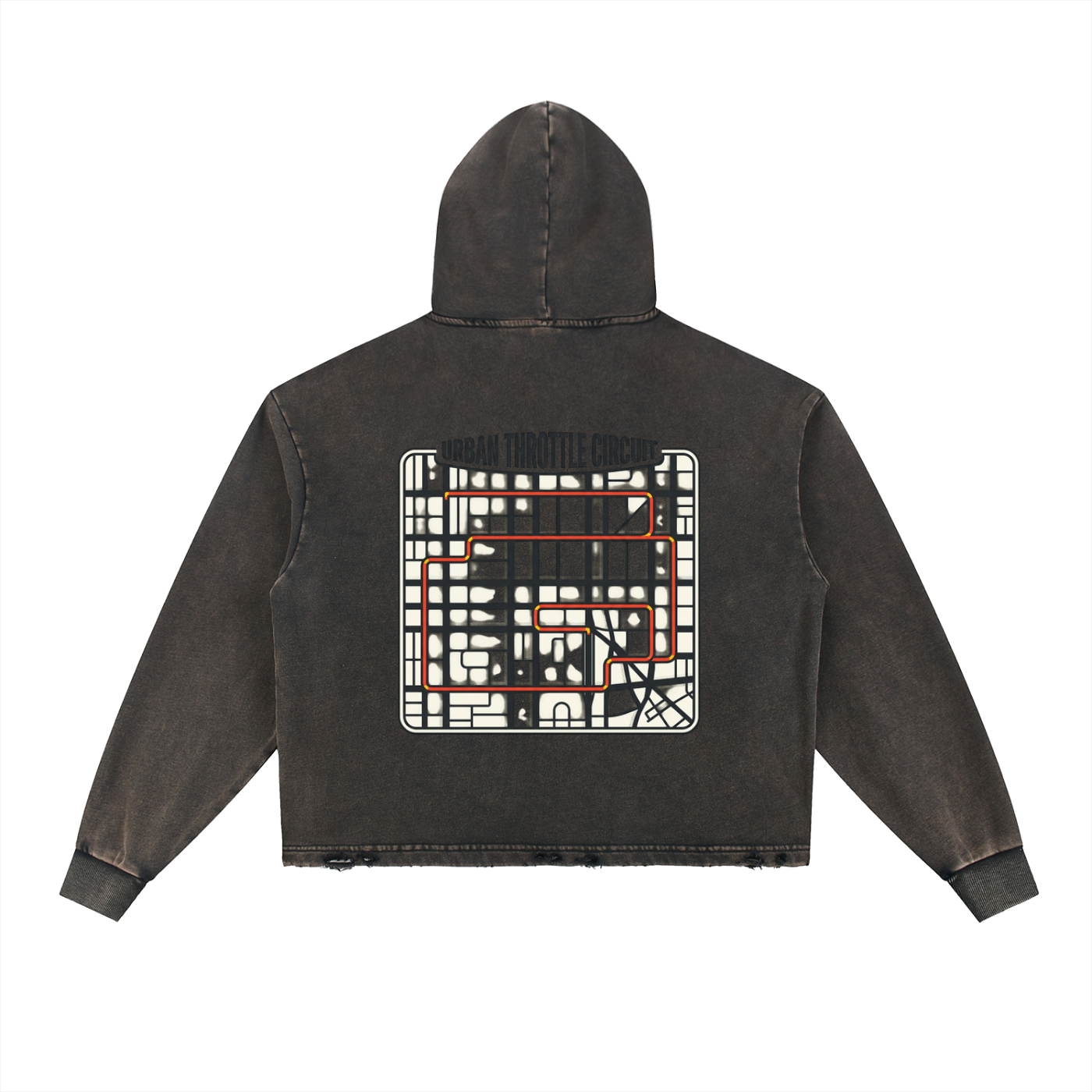 Urban Throttle 'Circuit' Vintage Washed Hoodie